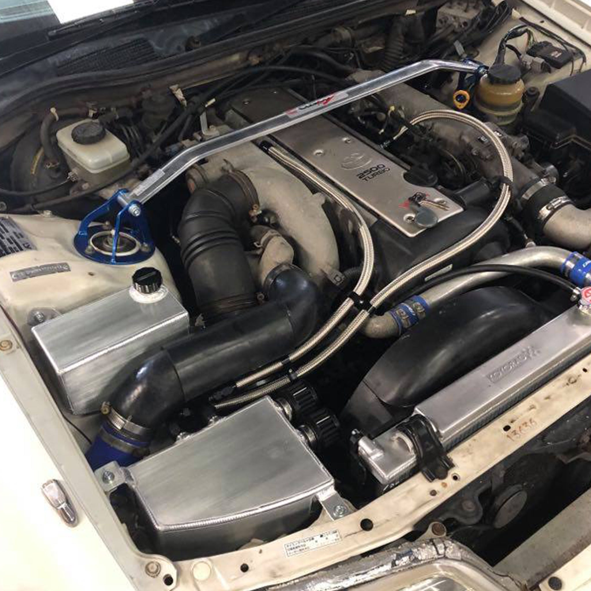 Vinny Fab JZX100 Radiator Overflow Tank | Alloy Bolt-On Upgrade