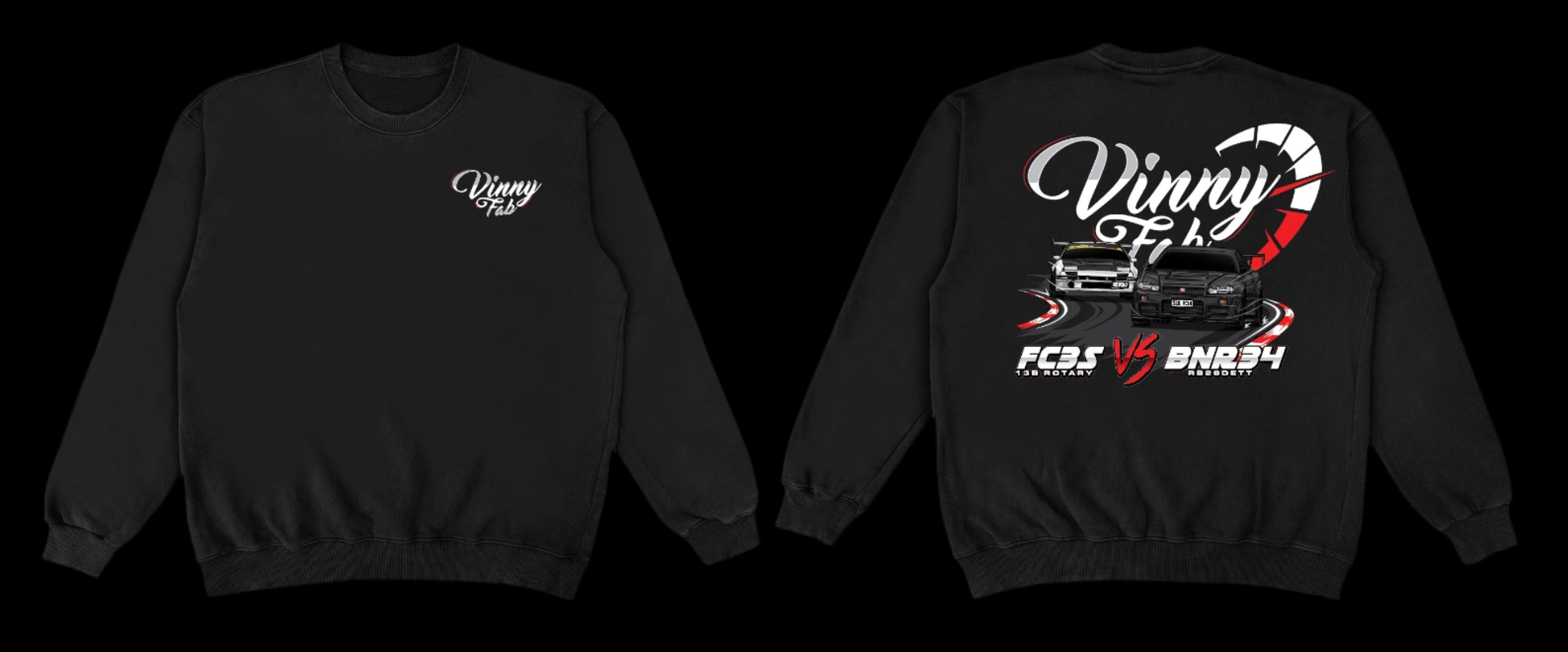 Vingo VinnyロゴTシャツ ブラック badhop Vingo VinnyロゴTシャツ