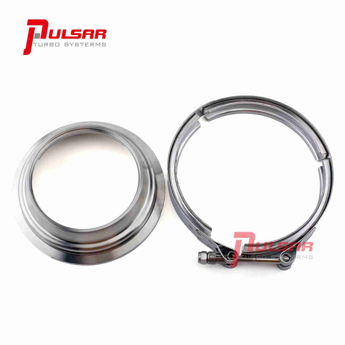 PULSAR 400 T6 Turbo 5” to 4″ Stainless Steel Flange Clamp Kit