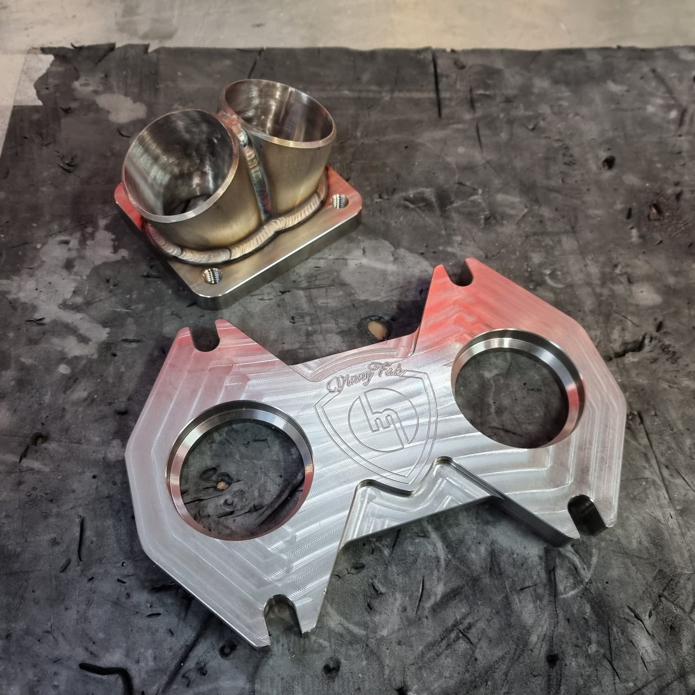 FD3S RX-7 T4 Twin-Scroll Manifold | Twin 40