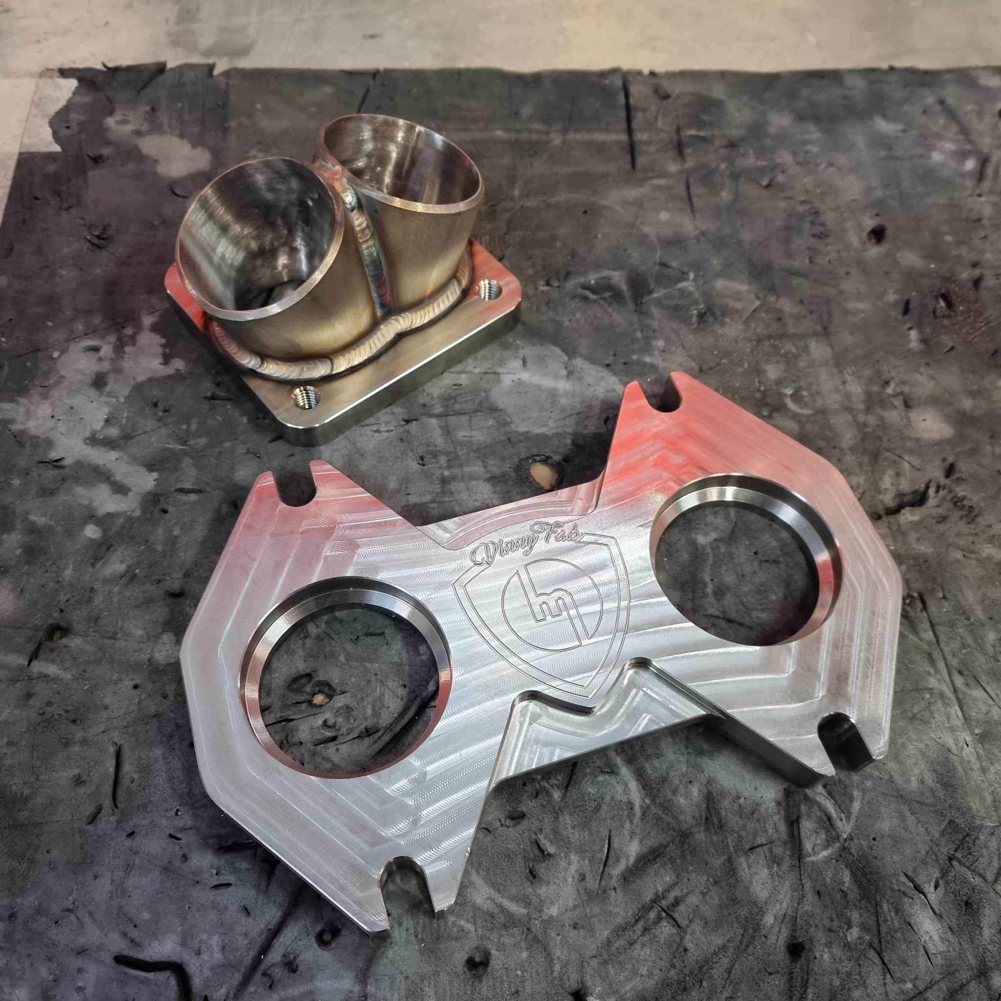 FD3S RX-7 T4 Twin-Scroll Manifold | Twin 40