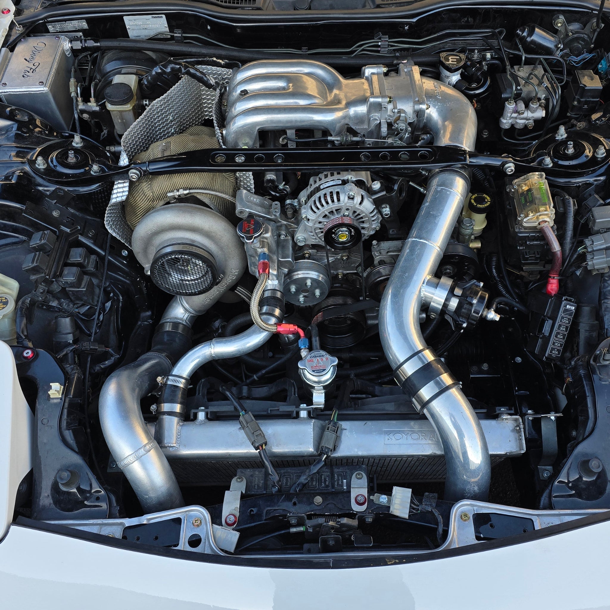 FD3S RX-7 T4 Twin-Scroll Manifold | Twin 40