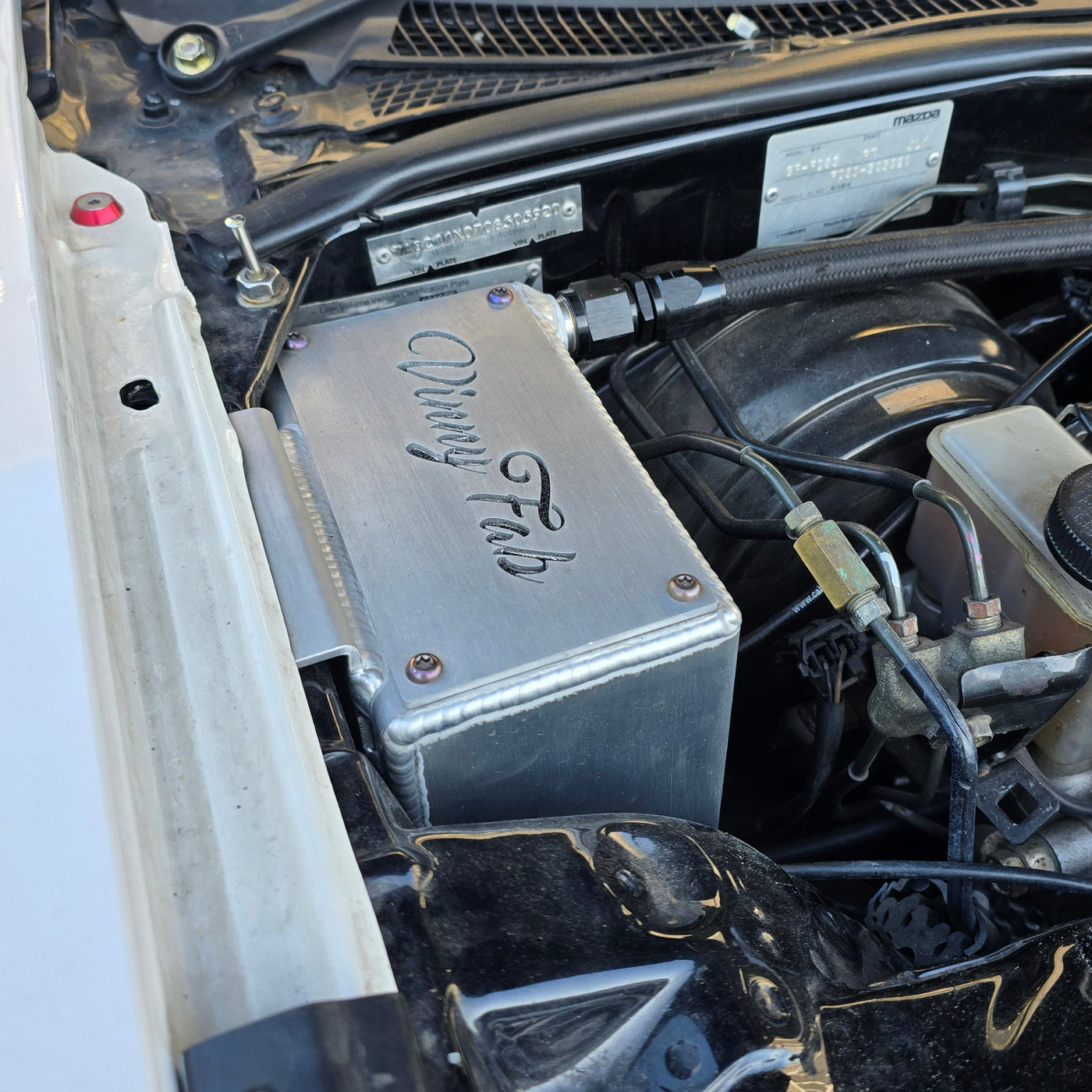 FD3S RX-7 Baffled Catch Can Brake Booster Fit