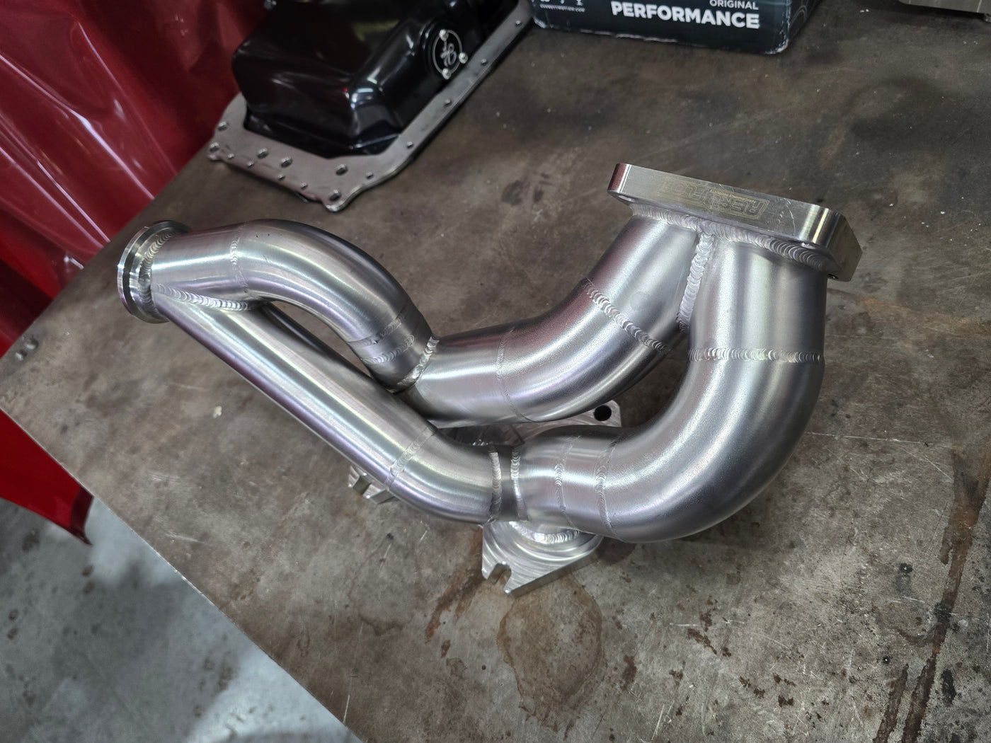 FD3S T4 RX-7 Single Wastegate Manifold