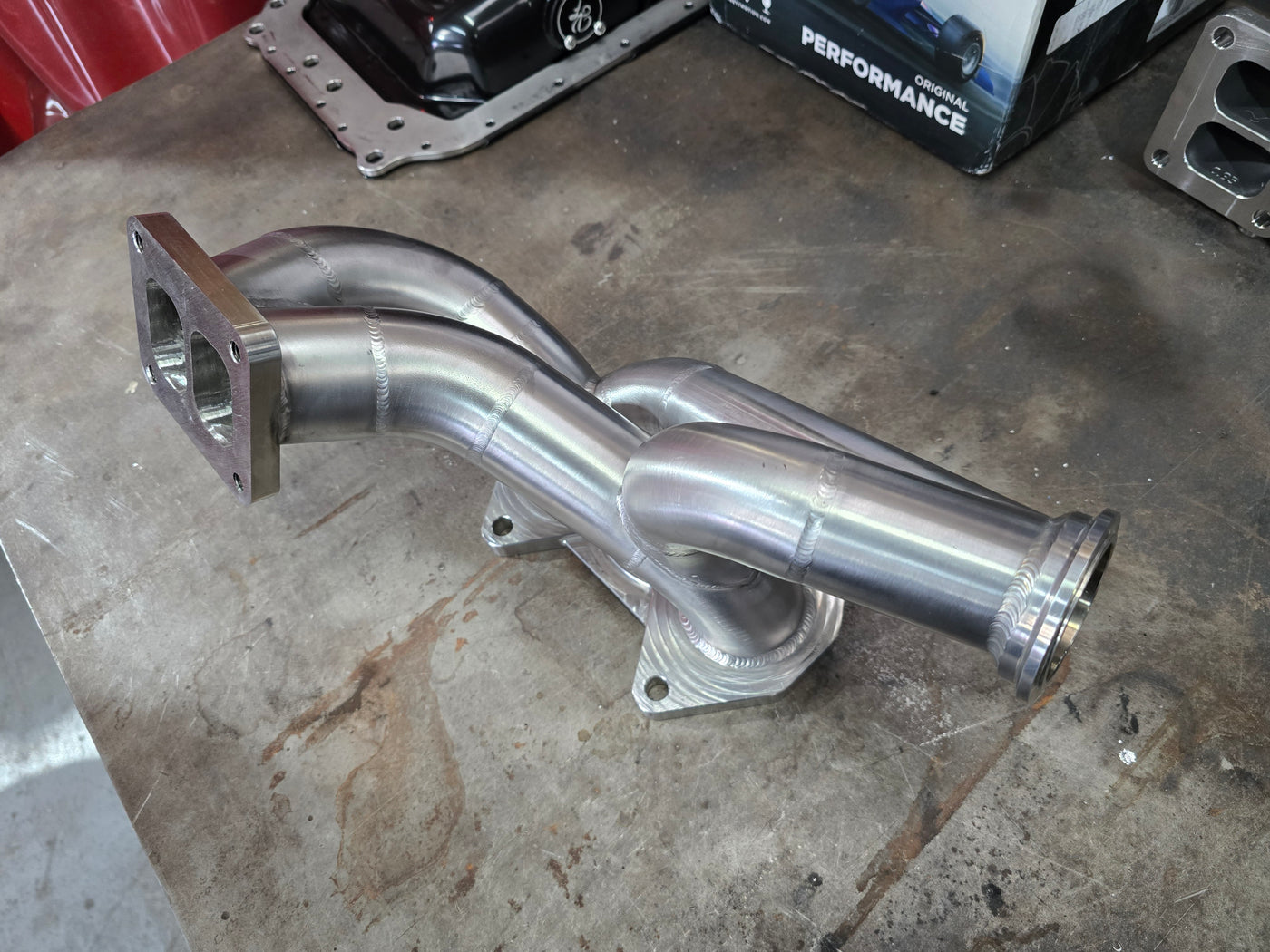 FD3S T4 RX-7 Single Wastegate Manifold