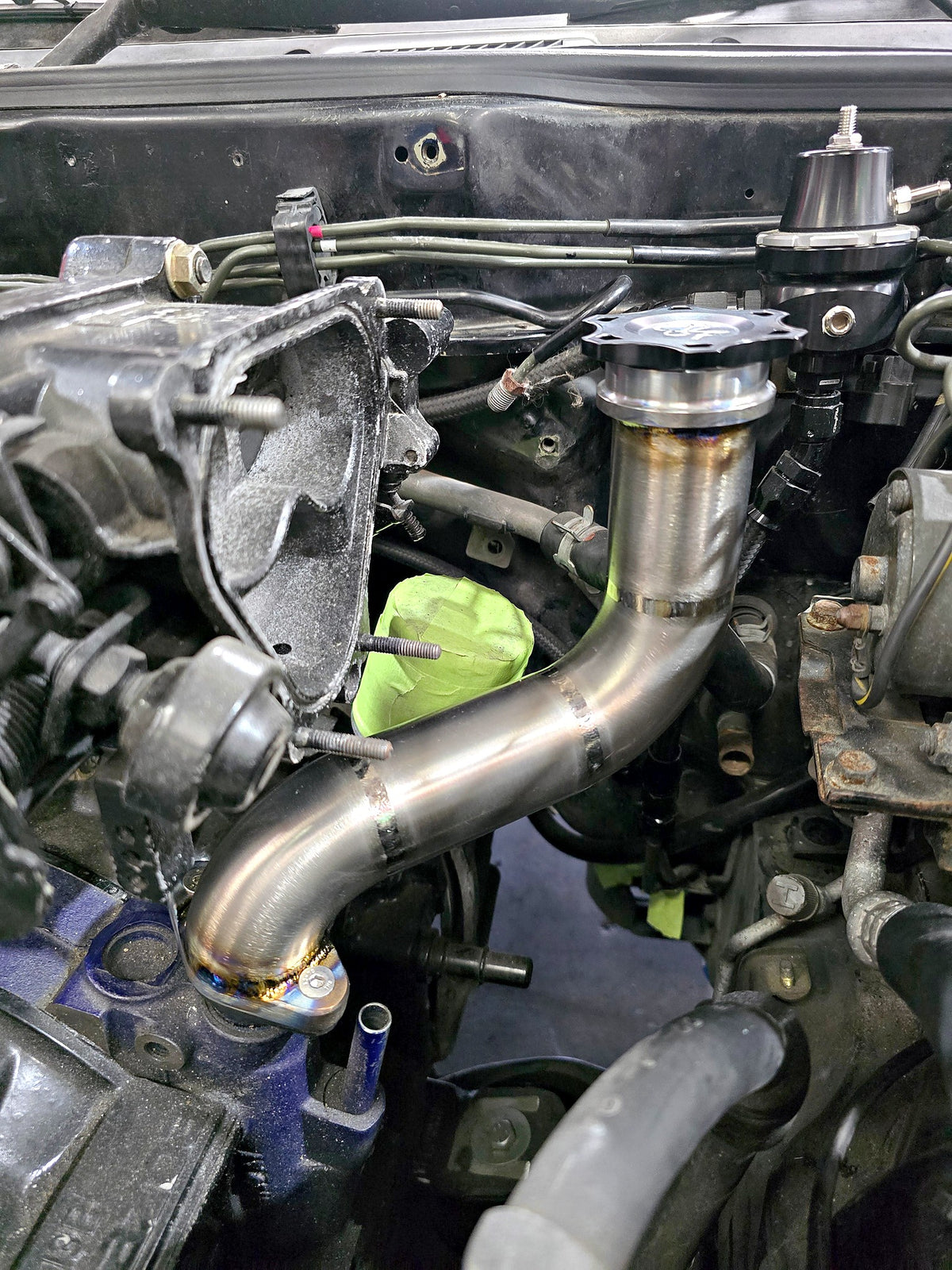 FD3S RX-7 Baffled Oil Filler Neck - Titanium, photo 6