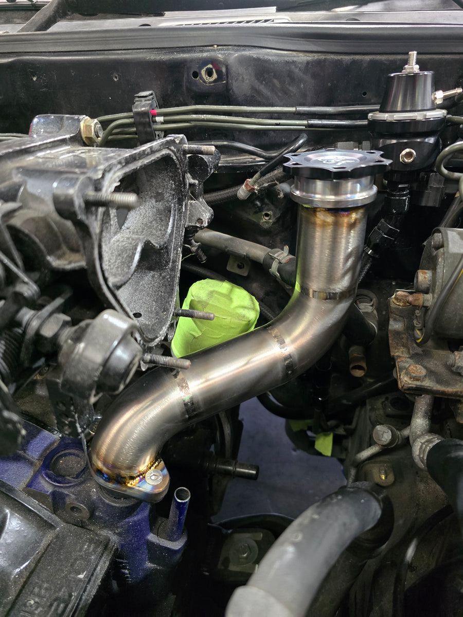 FD3S Baffled Oil Filler Neck Titanium