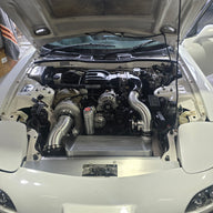 Vinny Fab FD3S RX-7 4-Inch Downpipe | Stainless