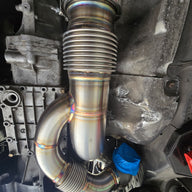 Vinny Fab FD3S RX-7 4-Inch Downpipe | Stainless