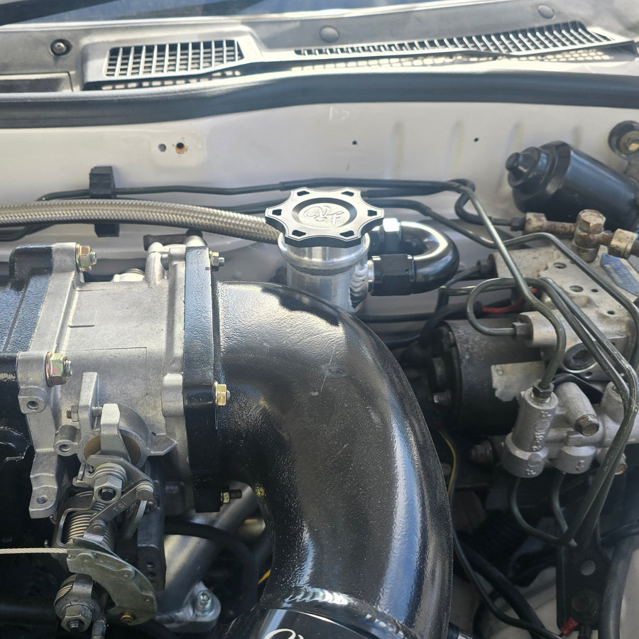 Mazda FD3S Baffled Oil Filler Neck - Aluminium