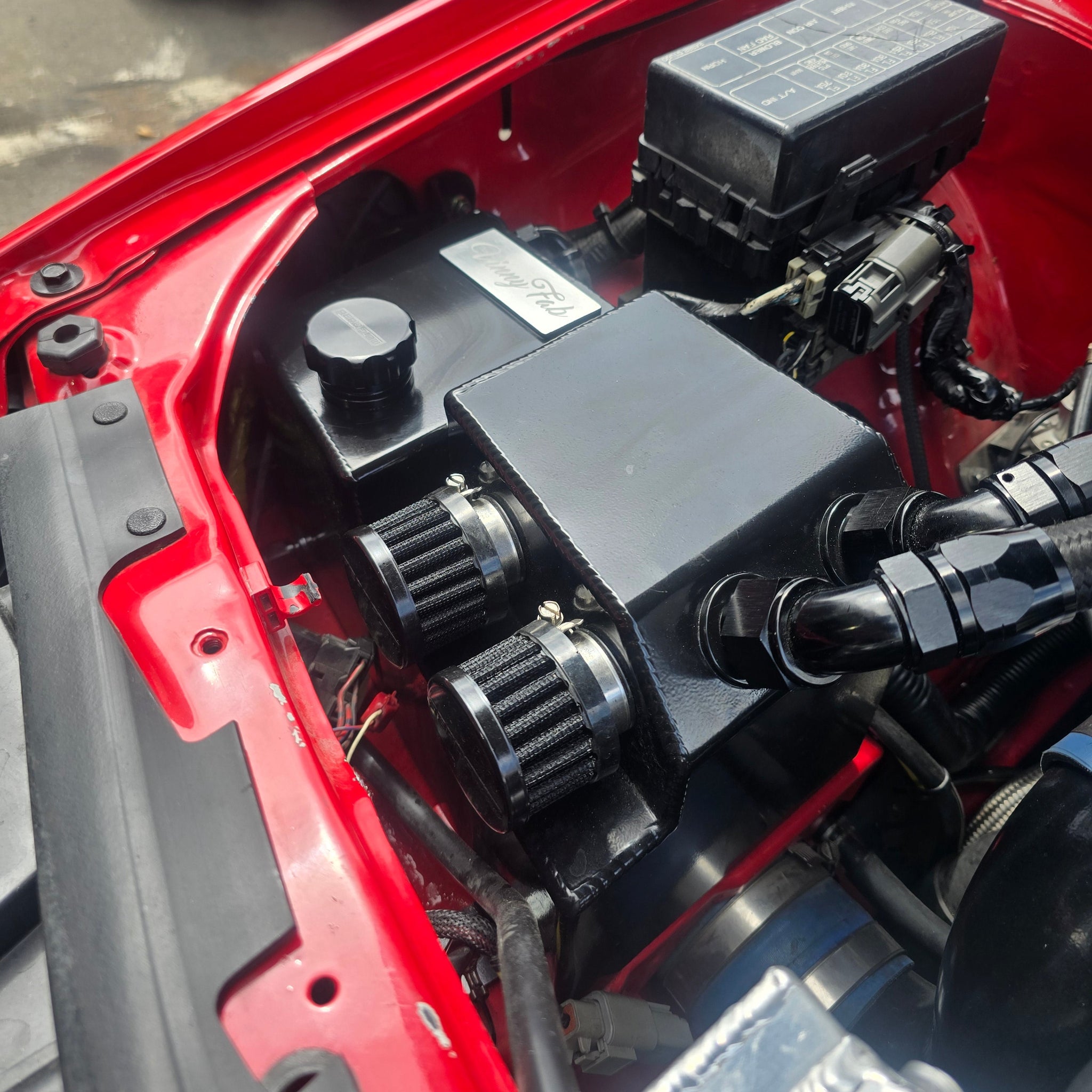 R32 Gtr Oil Catch Can/ Rad Overflow Tank