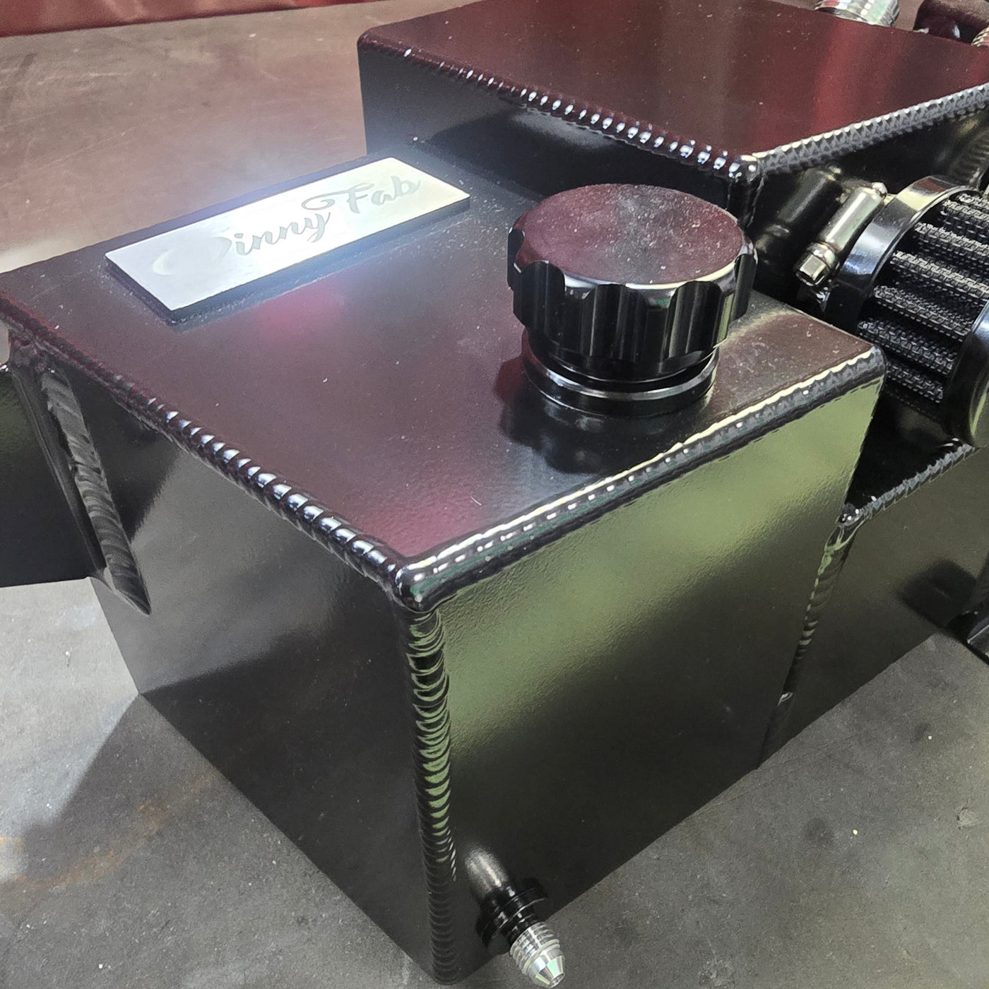 R32 Gtr Oil Catch Can/ Rad Overflow Tank