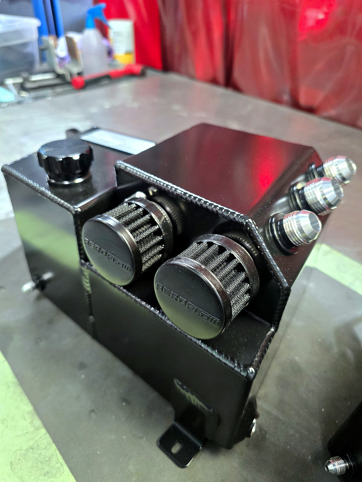 R32 GT-R Oil Catch Can / Radiator Overflow Tank, photo 3