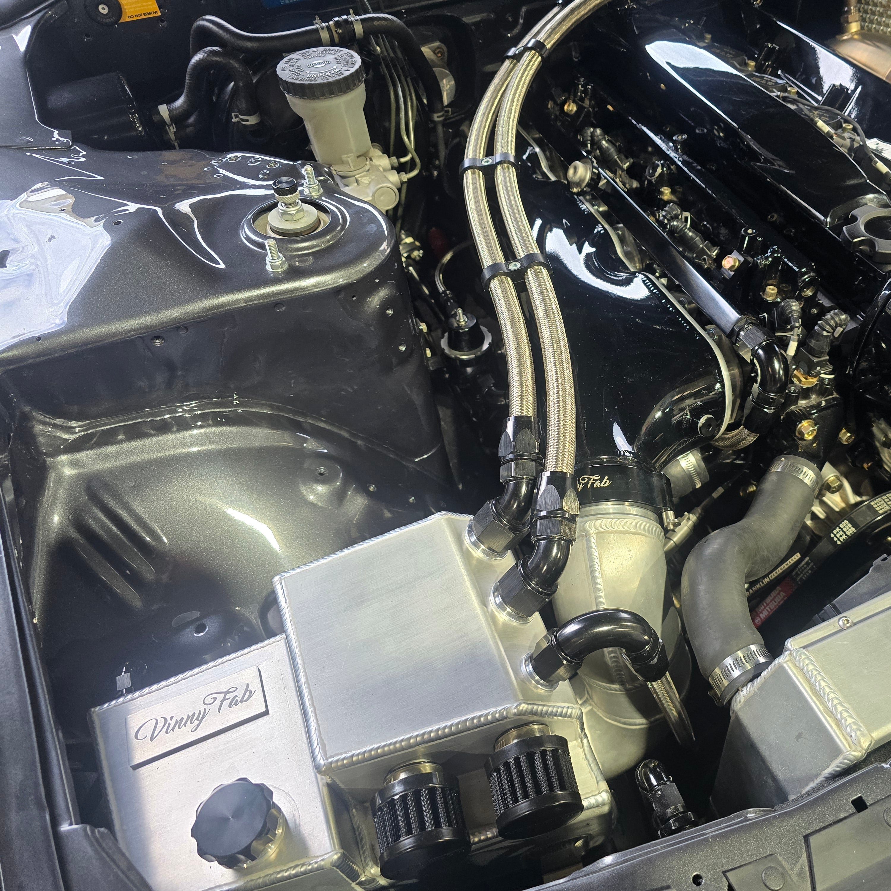 R32 Gtr Oil Catch Can/ Rad Overflow Tank