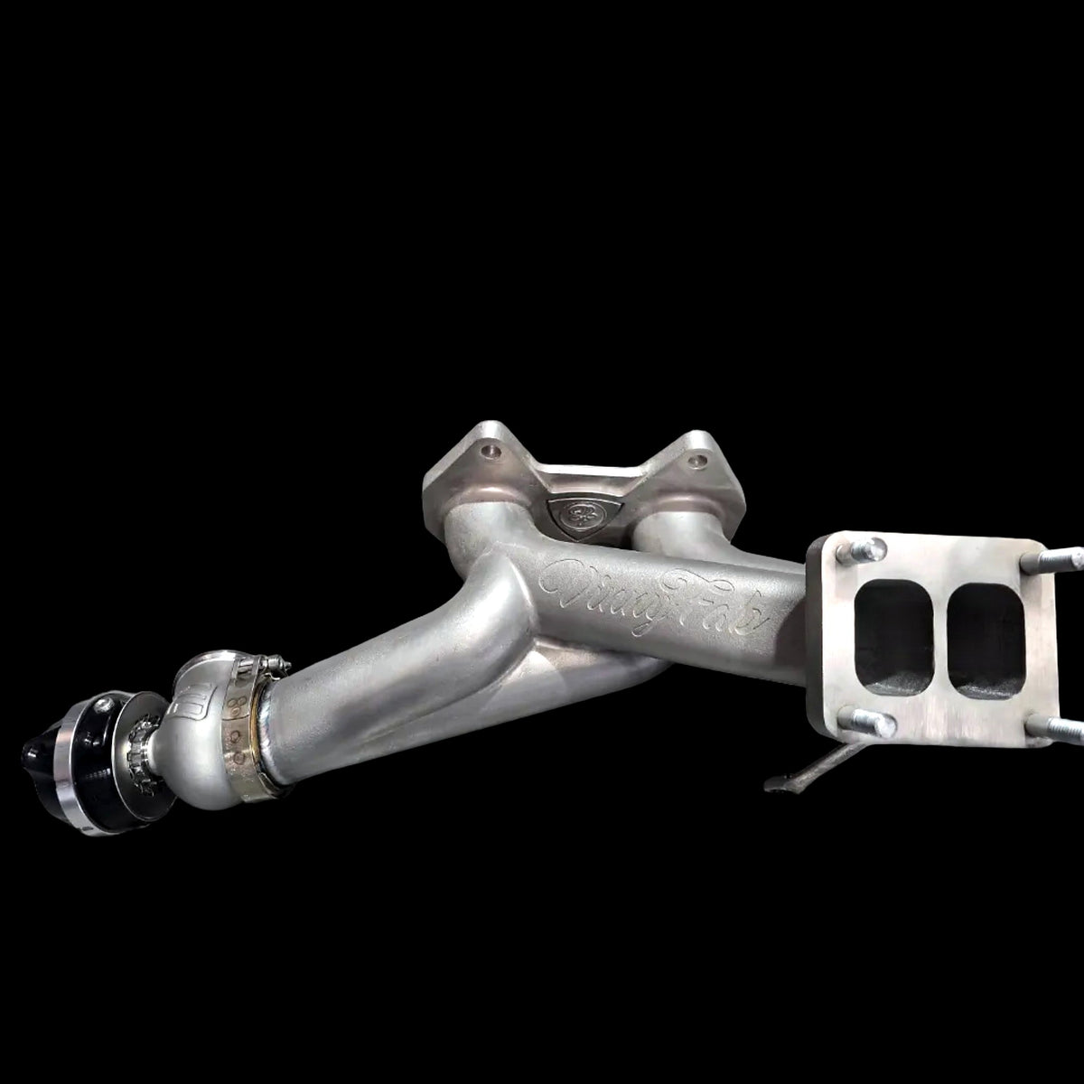 FD3S RX-7 T4 Twin Scroll Turbo Manifold - Single Wastegate, photo 3