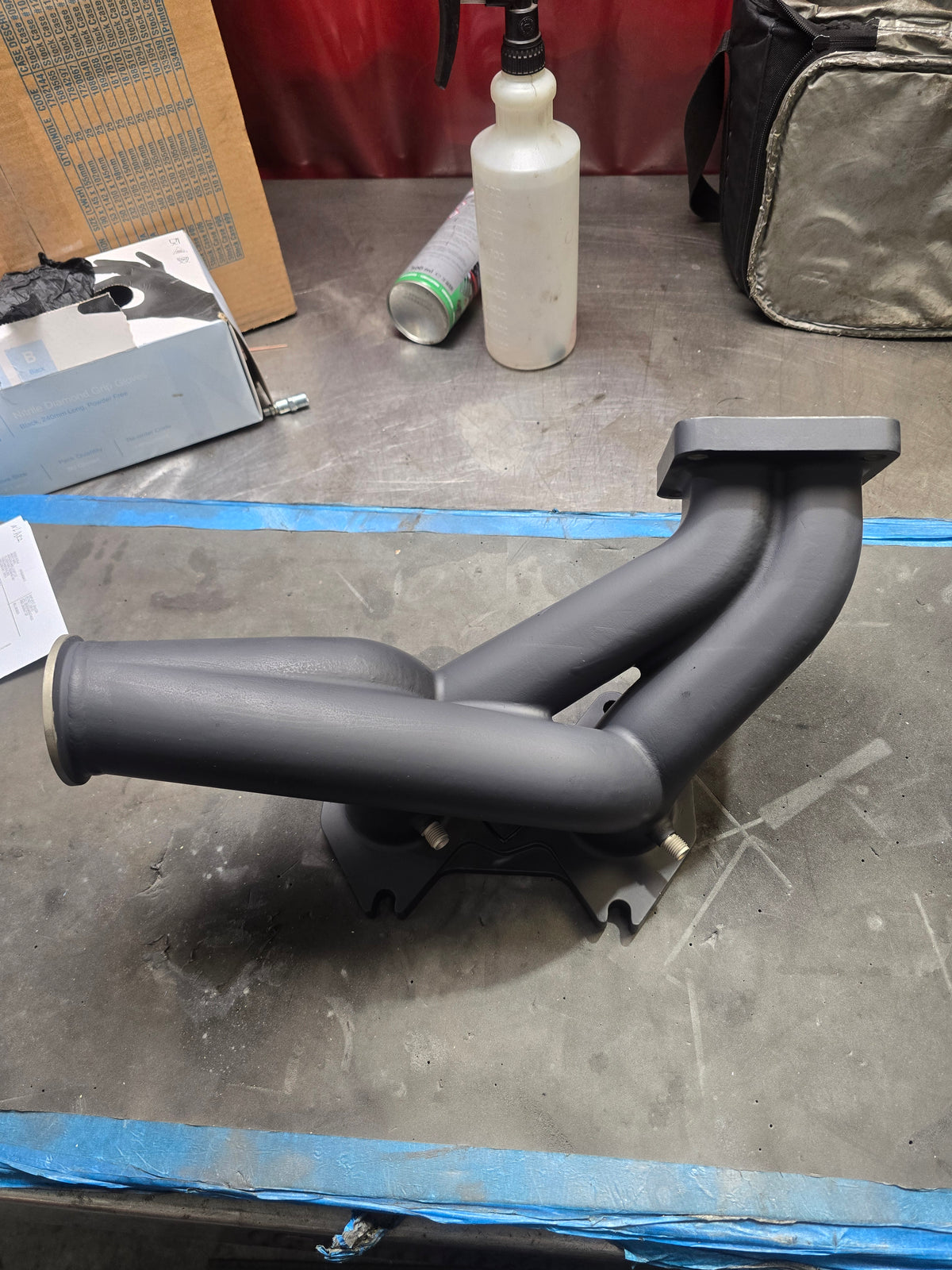 FD3S RX-7 T4 Twin Scroll Turbo Manifold | Single Wastegate
