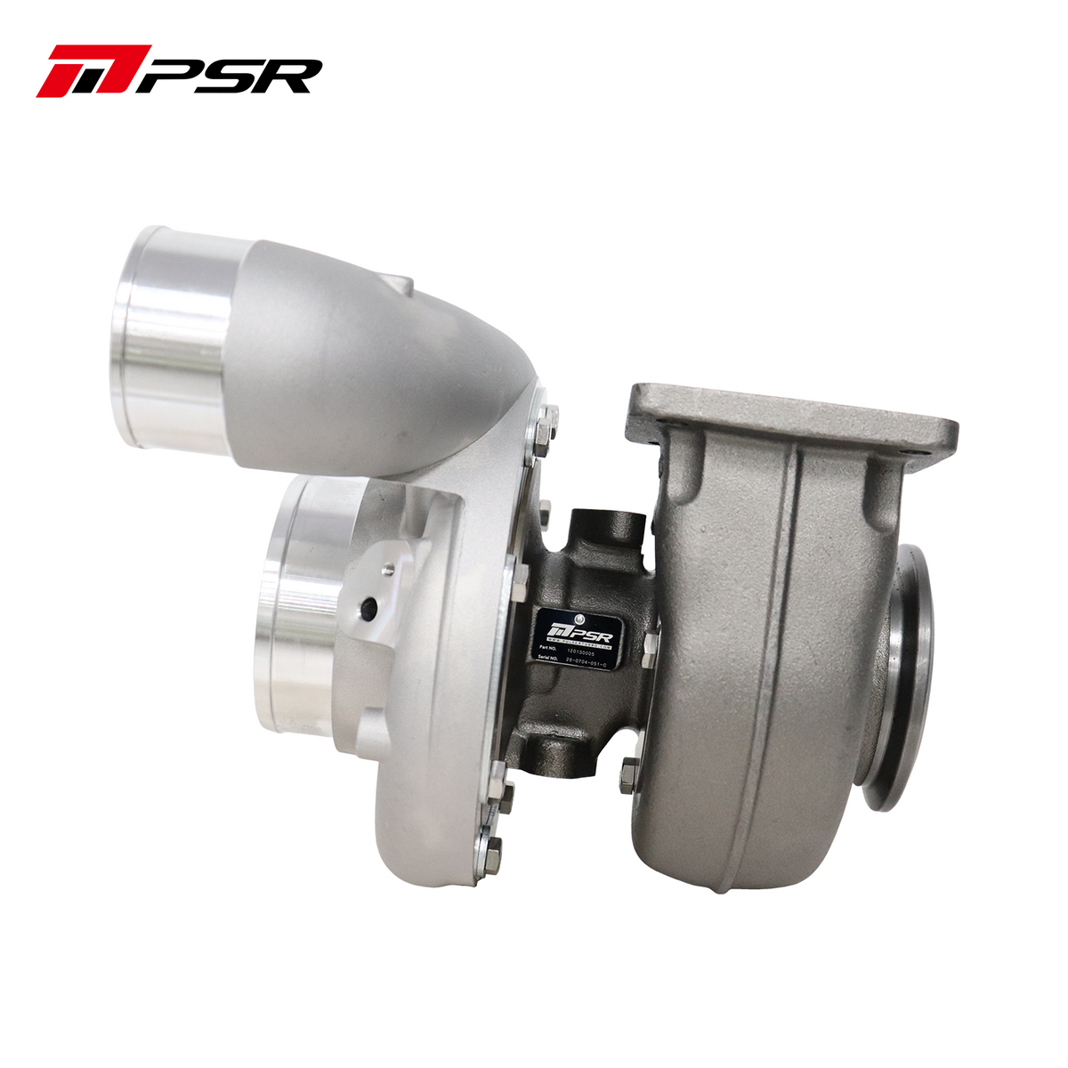 PULSAR Billet 363D 366D 369D DUAL CERAMIC BALL BEARING Turbo with 90° Elbow Outlet Compressor