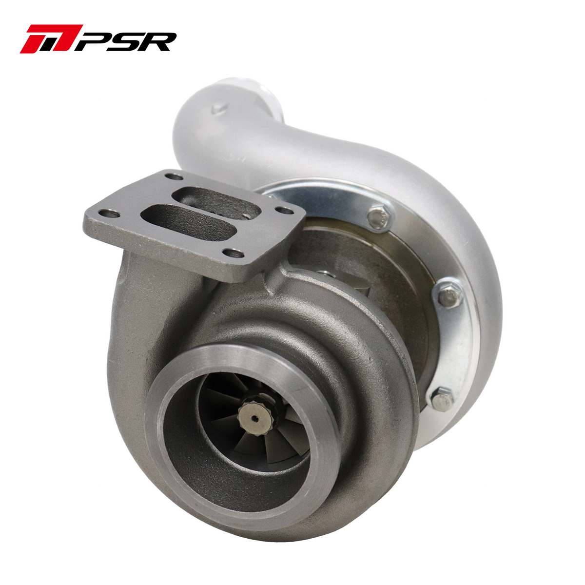 PULSAR Billet 363D 366D 369D DUAL CERAMIC BALL BEARING Turbo with 90° Elbow Outlet Compressor