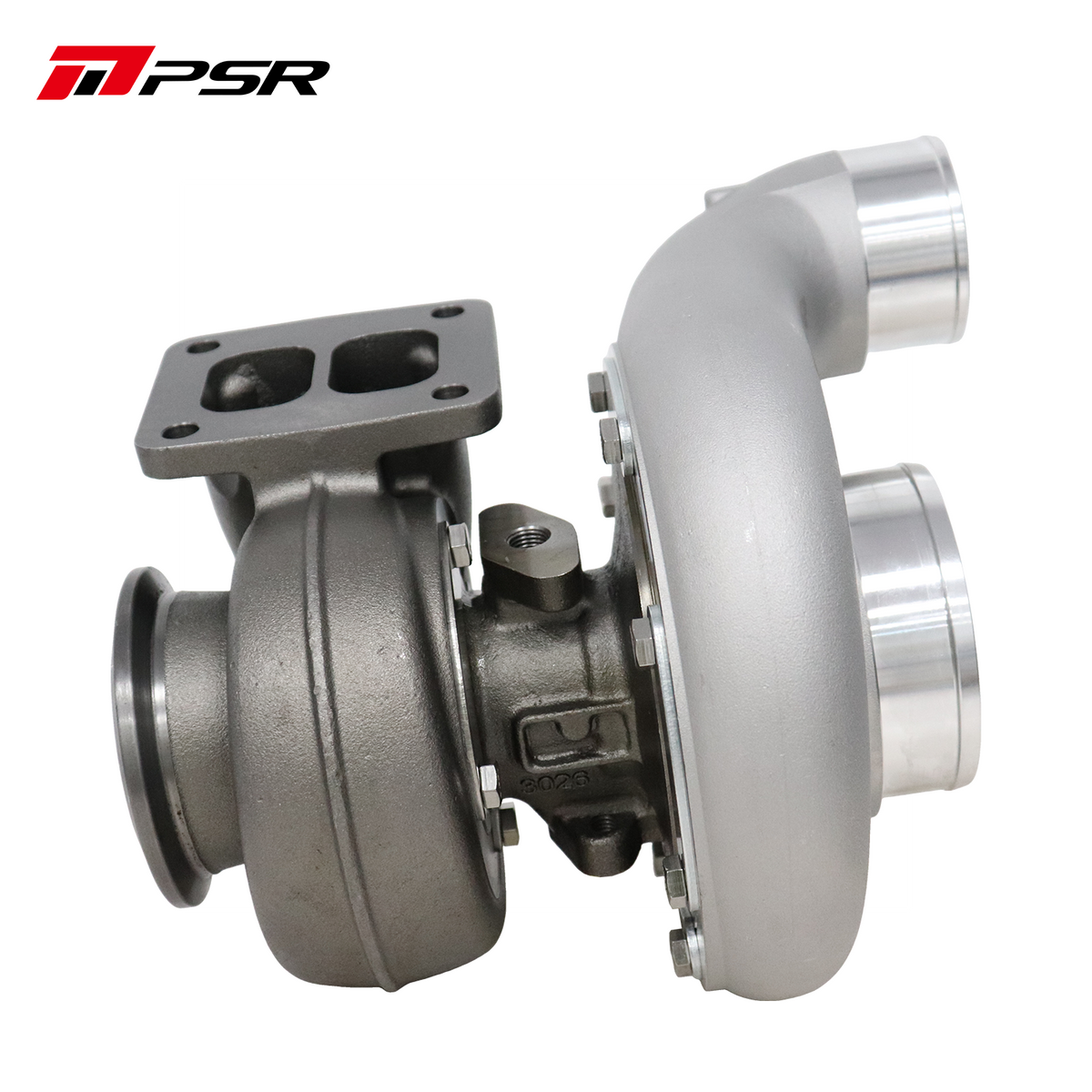 PULSAR Billet 363D 366D 369D DUAL CERAMIC BALL BEARING Turbo with 90° Elbow Outlet Compressor