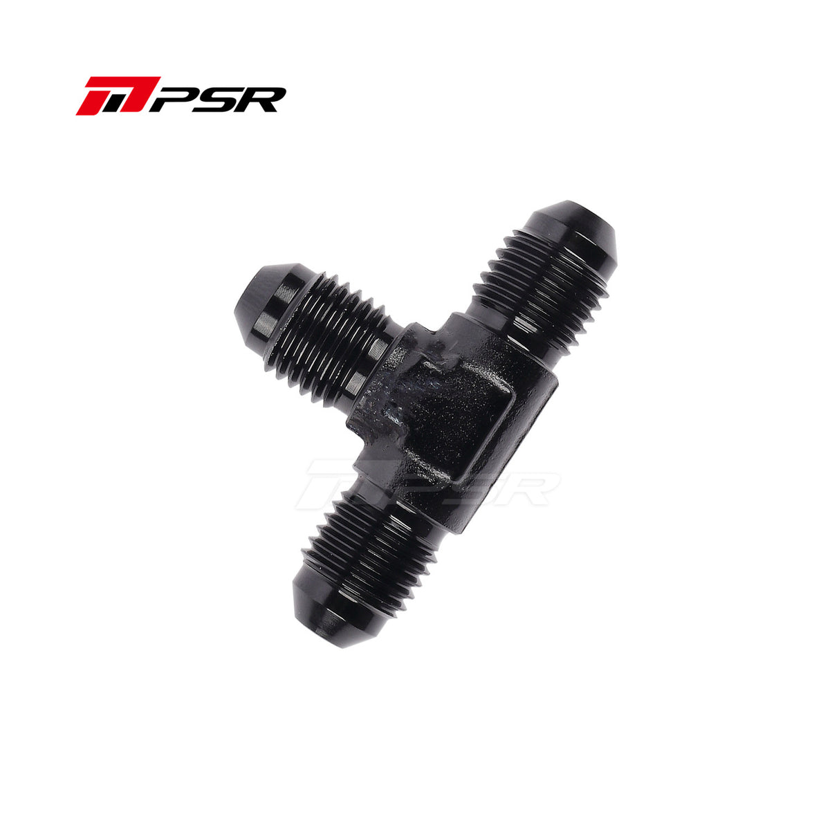 PSR 4AN Male Flare Tee Fitting Union Adapter Aluminum Black