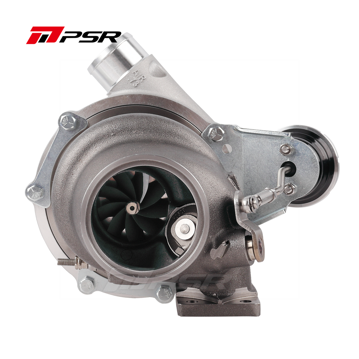 PSR 4849A With PTG Style Comp. wheel and PTG Style Trb. wheel Dual Ball Bearing Turbocharger HP Rating 550
