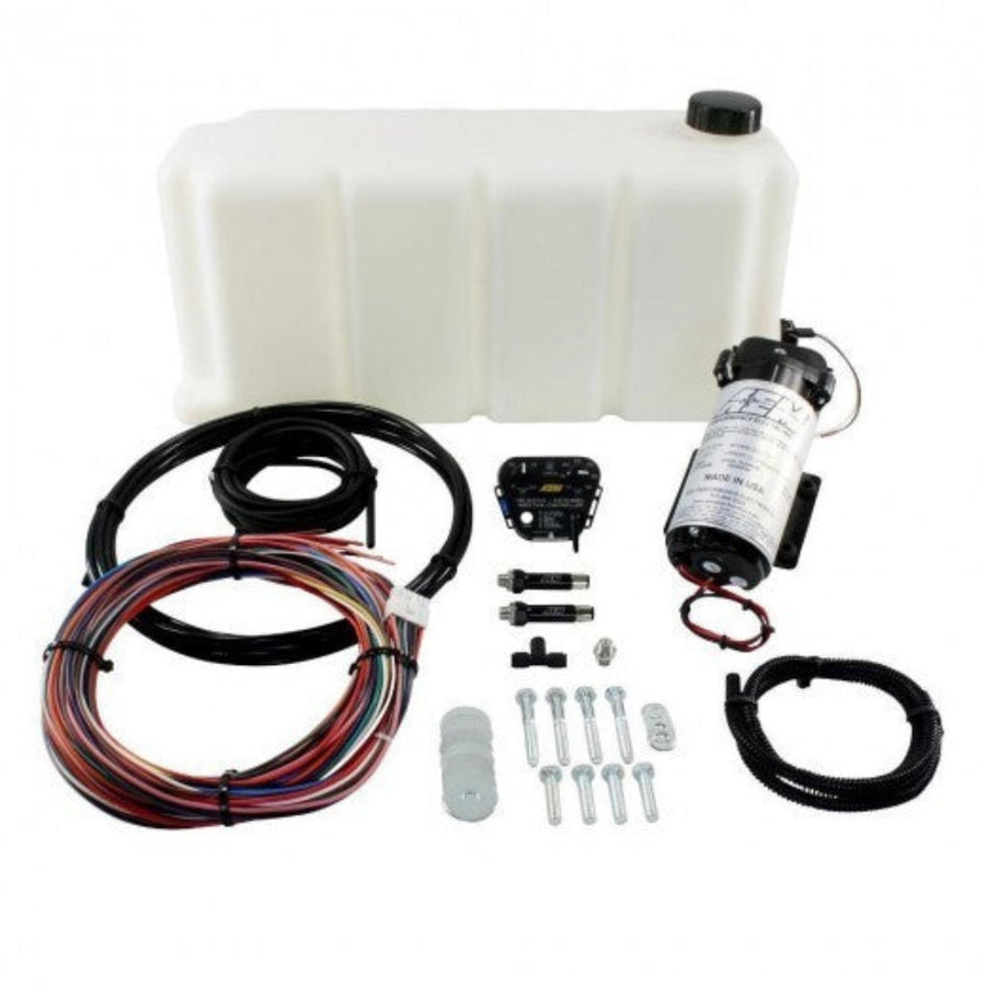 AEM Electronics (40PSi) Water/Methanol Injection Kit, Suit Petrol & Diesel Engine, 5 Gallon Tank (30-3301)