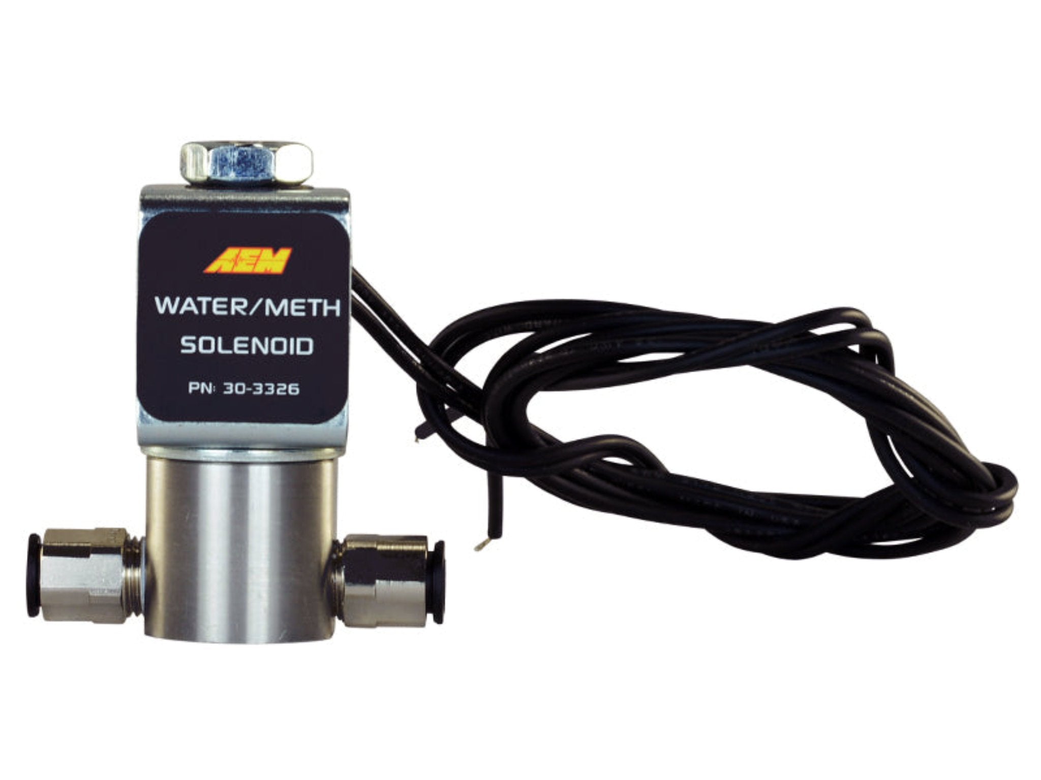 AEM Water/Methanol WMI Solenoid, Eliminates Flow Into Inlet, When Not Engaged (30-3326)