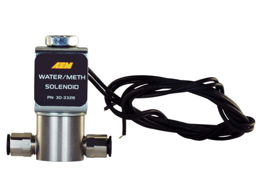 AEM Water/Methanol WMI Solenoid, Eliminates Flow Into Inlet, When Not Engaged (30-3326)
