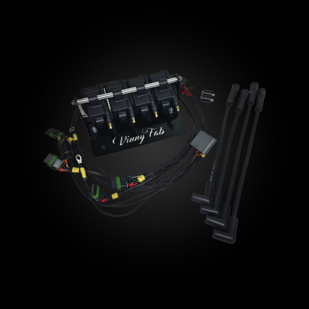 FD3S RX-7 Plug and Play IGN-1A Coil Package (Loom, Coils, Mounting Bracket, Hardware and Leads)
