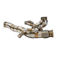 FD3S RX-7 S6-8 4inch Downpipe with wastegate plumbback