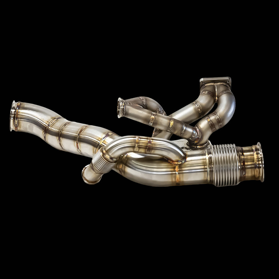 Vinny Fab RX-7 Turbo System | T4 Twin Scroll