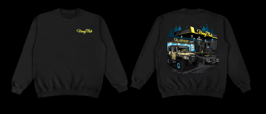 Vinny Fab Gas Station Crewneck