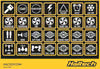 Haltech CAN Keypad Label Set