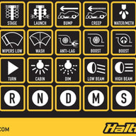 Haltech CAN Keypad Label Set