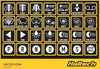 Haltech CAN Keypad Label Set