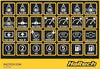 Haltech CAN Keypad Label Set