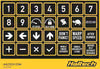 Haltech CAN Keypad Label Set