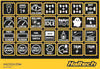 Haltech CAN Keypad Label Set
