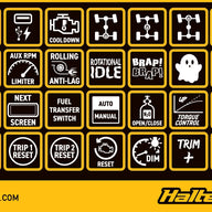 Haltech CAN Keypad Label Set