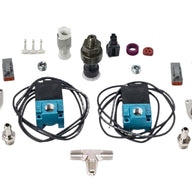 Haltech CO2 Boost Control Dual Solenoid & Pressure Sensor Kit Thread: 1/8 NPT