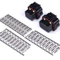 Plug and Pins Only - AMP 26 & 34 Pin 4 Row 3 Keyway Superseal Connector Set