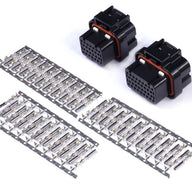 Plug and Pins Only - AMP 26 & 34 Pin 4 Row 3 Keyway Superseal Connector Set