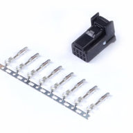 Plug and Pins Only - 8 Pin Black Tyco
