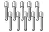 Plastic AMP Superseal Connector Waterproofing/Blanking Pins Only