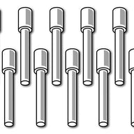Plastic AMP Superseal Connector Waterproofing/Blanking Pins Only