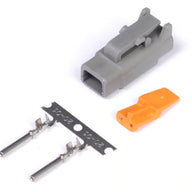 Plug and Pins Only - Male Deutsch DTM-2 Connector (7.5 Amp)