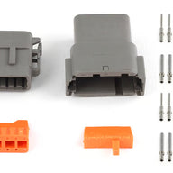 Plug and Pins Only - Matching Set of Deutsch DTM-12 Connectors (7.5 Amp)