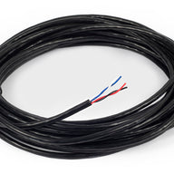 Cable - Multicore - 2 x 22AWG (Black/White) - 10M (32') Length: 10M / 32ft