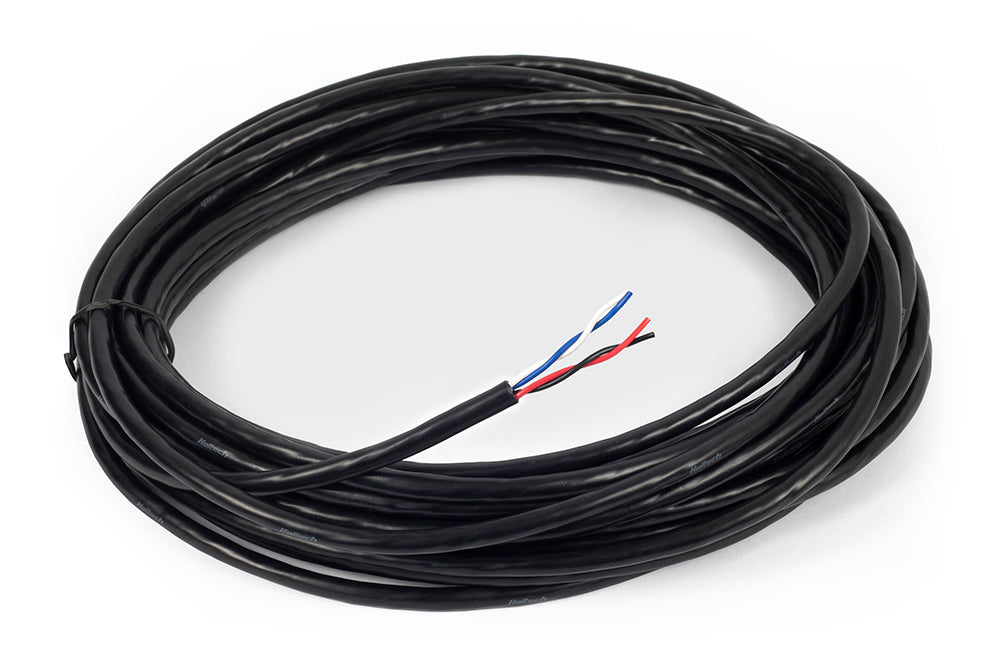 Cable - Multicore - 2 x 22AWG (Black/White) - 10M (32') Length: 10M / 32ft