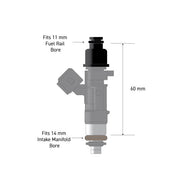 Fuel Injector Adapter - 11mm 3/4 to Full Length